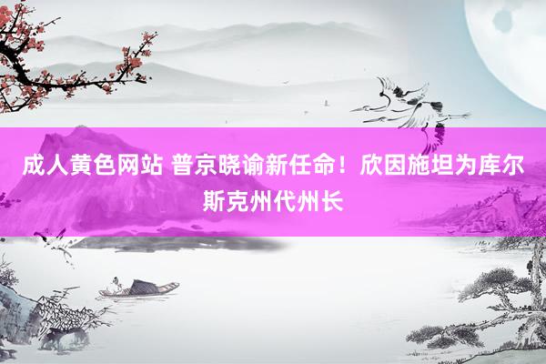 成人黄色网站 普京晓谕新任命！欣因施坦为库尔斯克州代州长