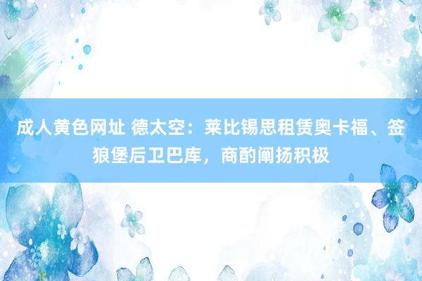成人黄色网址 德太空：莱比锡思租赁奥卡福、签狼堡后卫巴库，商酌阐扬积极