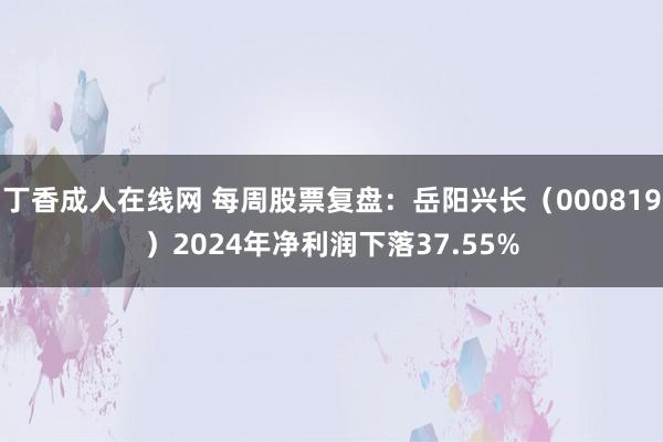 丁香成人在线网 每周股票复盘：岳阳兴长（000819）2024年净利润下落37.55%