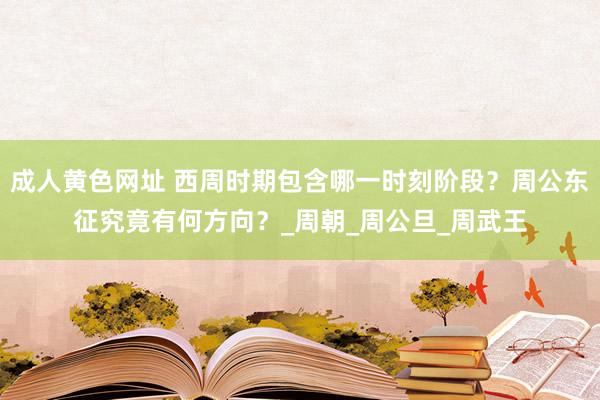 成人黄色网址 西周时期包含哪一时刻阶段？周公东征究竟有何方向？_周朝_周公旦_周武王